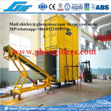 Ce Mobile Containerized Bagging Machine in Port